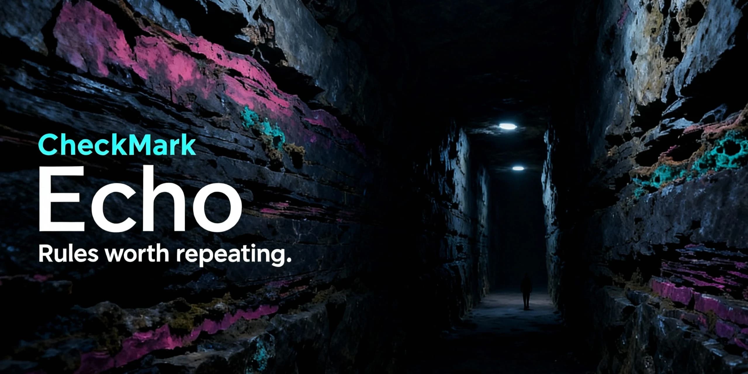 Echo ESLint configuration banner representing reusable linting boundaries for AI coding agents