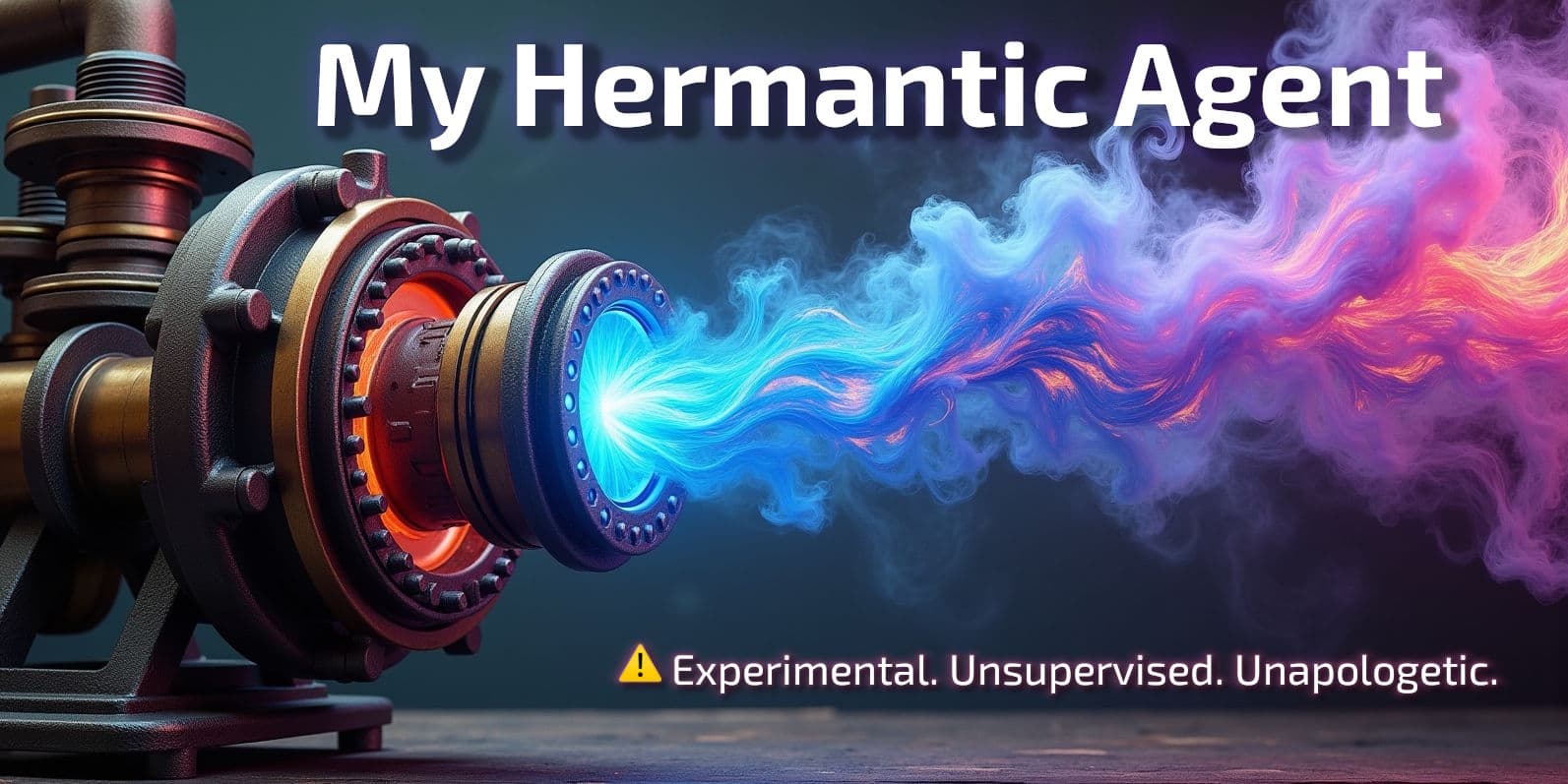 Hermes Agent interface showing local AI memory experiments and conversational history