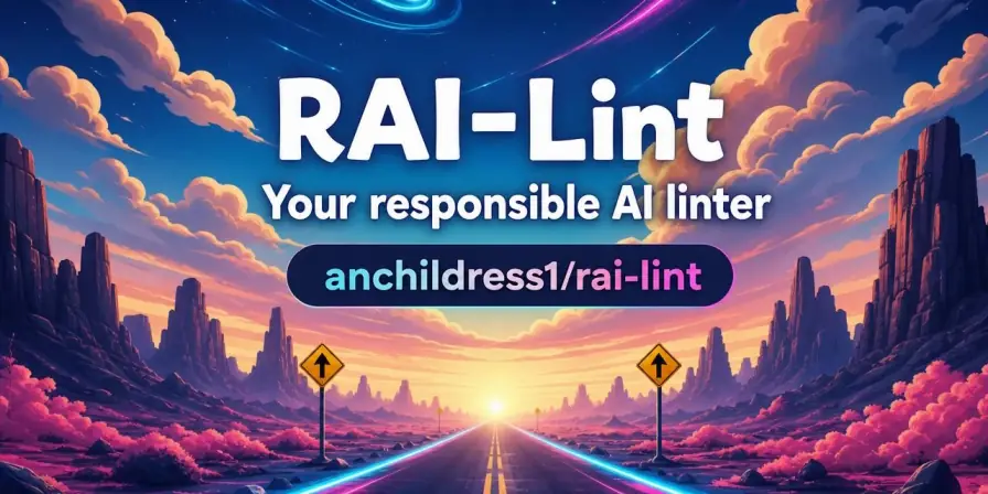 RAI Lint banner enforcing explicit AI attribution in git commits and workflows