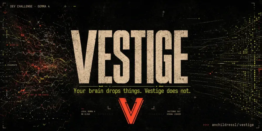 Vestige Android brain tracker surfacing sourced behavioral patterns from on-device Gemma 4 analysis